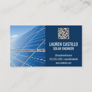 Zonnepanelen QR-scancode Visitekaartje