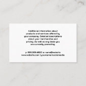 Zonnepanelen | Thuisenergie-Logo Visitekaartje (Achterkant)