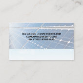 Zonnepanelen | Thuisenergiepictogram Visitekaartje (Achterkant)