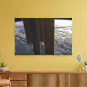 Zonnepanelen van het internationale ruimtestation canvas afdruk (Insitu (Woonkamer))