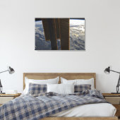 Zonnepanelen van het internationale ruimtestation canvas afdruk (Insitu (Slaapkamer))