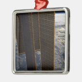 Zonnepanelen van het internationale ruimtestation metalen ornament (Links)