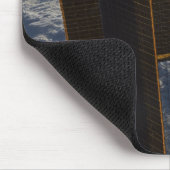 Zonnepanelen van het internationale ruimtestation muismat (Hoek)