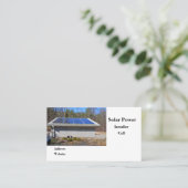 zonnepanelen visitekaartje (Staand voorkant)