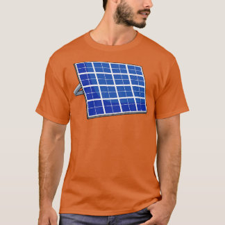 Zonnepanelen voor zonne-energie, voor zonnescherme t-shirt