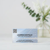 zonnepanelentechnologie | QR-scancode Visitekaartje (Staand voorkant)