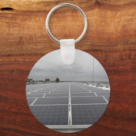 Zonnepanelveld Sleutelhanger (Voorkant)