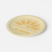 Zonnepapier Baby shower Bord (Gekanteld)