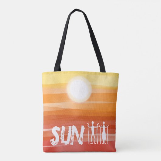 Zonnepasta Tote Bag (Achterkant)