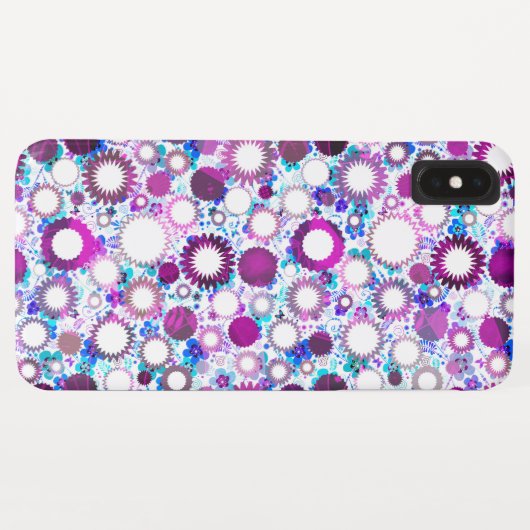Zonnepatronen van kleurrijke bloemen Case-Mate iPhone case (Achterkant (horizontaal))