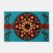 Zonnepatroon Zuidwest Kokopelli Deurmat (Voorkant)