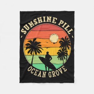 Zonnepil Oceaan Grove Zomer New Jersey Tropic Fleece Deken