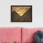 Zonnepiramiden Canvas Afdruk (Insitu (Woonkamer))
