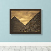 Zonnepiramiden Canvas Afdruk (Insitu (Houten vloer))