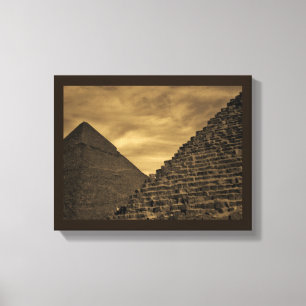 Zonnepiramiden Canvas Afdruk
