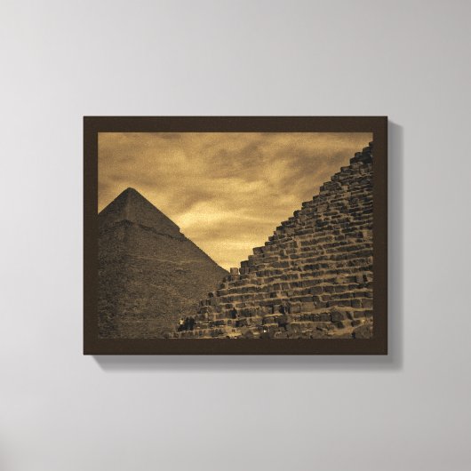 Zonnepiramiden Canvas Afdruk (Voorkant)