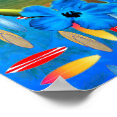 Zonneplaat en surfplanken poster (Hoek)