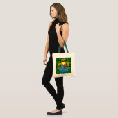 Zonneplaat en surfplanken tote bag (Voorkant (model))