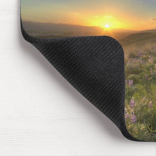 Zonneplaat over de Bitterroot Mountains en de uitg Muismat (Hoek)