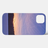 Zonneplaat over met sneeuw bedekt wintermeer en bo Case-Mate iPhone case (Achterkant (horizontaal))