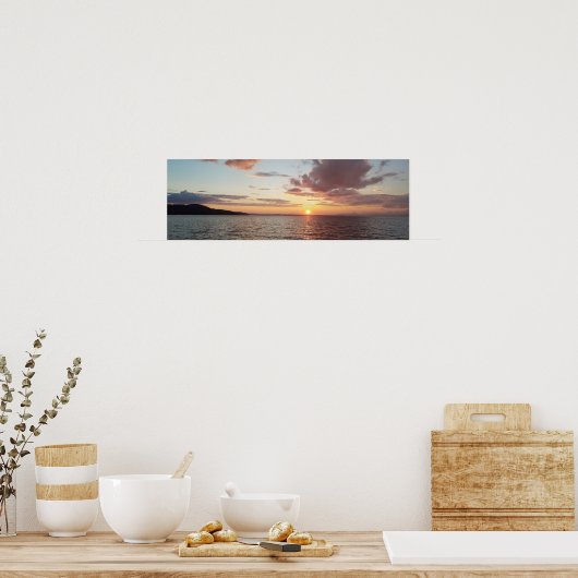 Zonneplaat Winnipesaukee Poster (Keuken)