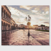 Zonneplein in Padova in Italië Cadeaupapier (Vlak)