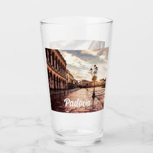 Zonneplein in Padova in Italië Glas