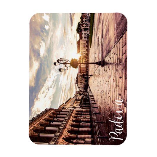 Zonneplein in Padova in Italië Magneet (Verticaal)