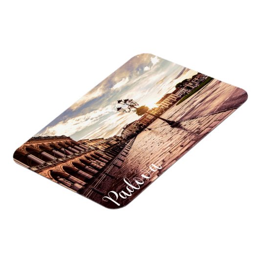 Zonneplein in Padova in Italië Magneet (Linkerzijde)