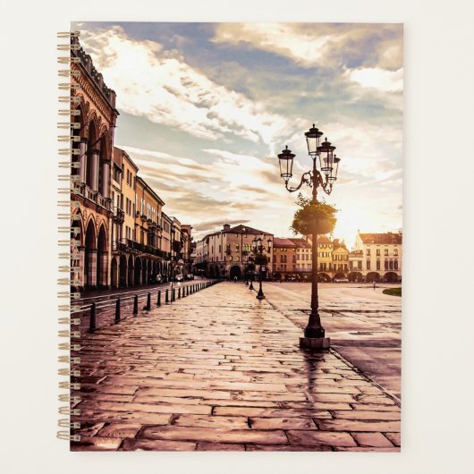 Zonneplein in Padova in Italië Planner (Voorkant)