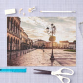 Zonneplein in Padova in Italië Tissuepapier (Craft)