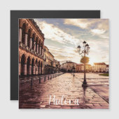 Zonneplein in Padova, Italië Magnet (Voorkant / Achterkant)