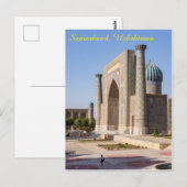 Zonneplein in Pakistan - Samarkand, Oezbekistan Briefkaart (Voorkant / Achterkant)