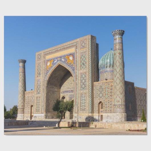 Zonneplein in Pakistan - Samarkand, Oezbekistan Cadeaupapier (Vlak)