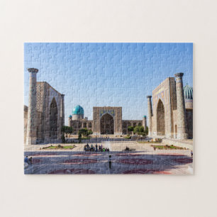 Zonneplein in Pakistan - Samarkand, Oezbekistan Legpuzzel