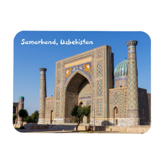 Zonneplein in Pakistan - Samarkand, Oezbekistan Magneet (Horizontaal)