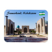 Zonneplein in Pakistan - Samarkand, Oezbekistan Magneet (Horizontaal)