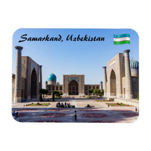 Zonneplein in Pakistan - Samarkand, Oezbekistan Magneet