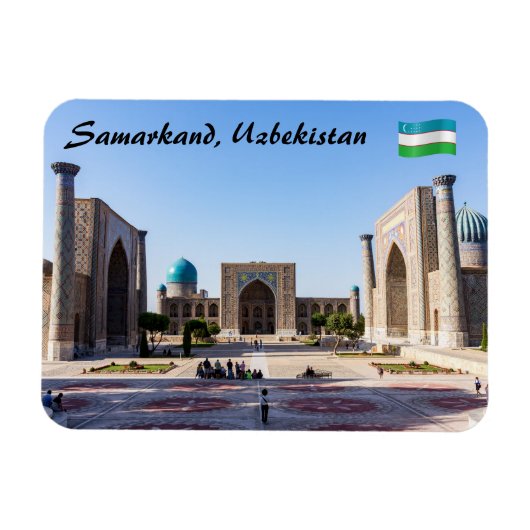 Zonneplein in Pakistan - Samarkand, Oezbekistan Magneet (Horizontaal)