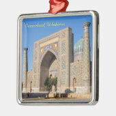 Zonneplein in Pakistan - Samarkand, Oezbekistan Metalen Ornament (Links)