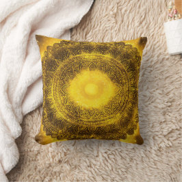 Zonneplexus Chakra Gele Mandala Kussen