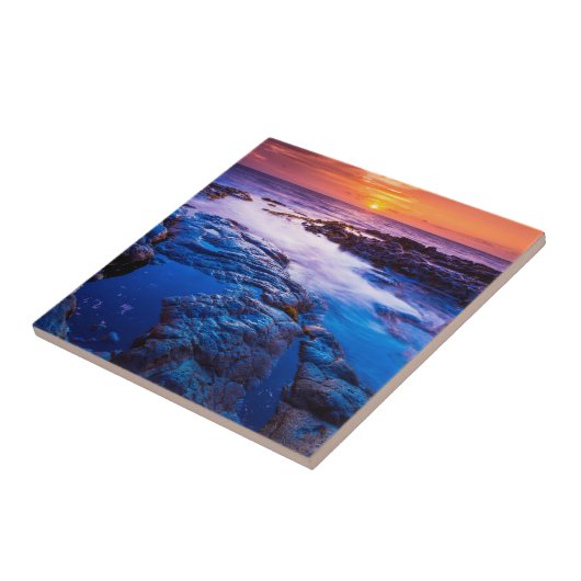 Zonnepool in Hawaï Tegeltje (Zijkant)