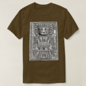 Zonnepoort Zonnegod Viracocha Pre Columbian T-shirt (Design voorkant)