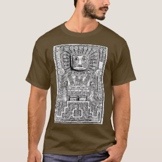 Zonnepoort Zonnegod Viracocha Pre Columbian T-shirt