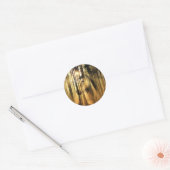 Zonneppaard Ronde Sticker (Envelop)