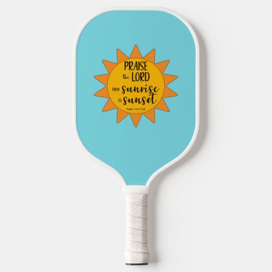 Zonnepraal de Heer Pickleball Paddle (Voorkant)