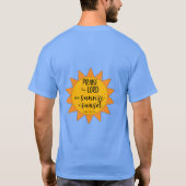 Zonnepraal de Heer T-shirt (Achterkant)