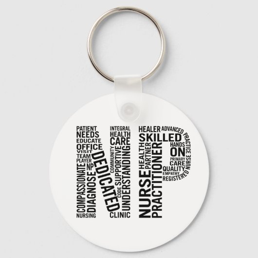 Zonnepraktijkartikel NP Sleutelhanger (Voorkant)