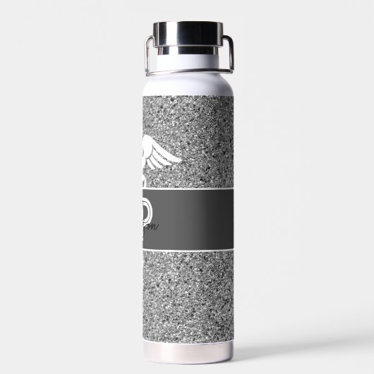 Zonnepraktijkgerichte Afstuderen Silver Persoonlij Waterfles (Achterkant)