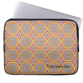 Zonneprisma Geometrisch Inpakpapier Laptop Sleeve
